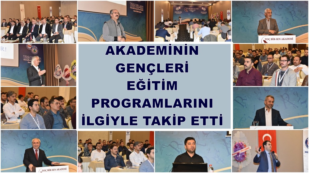 AKADEMİNİN GENÇLERİ EĞİTİM PROGRAMLARINI İLGİYLE TAKİP ETTİ