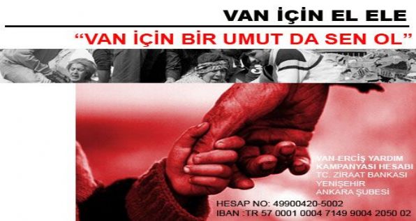 "Van İçin Bir Umut da Sen Ol"