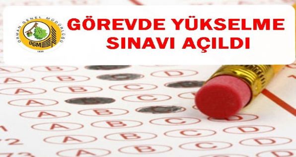 OGMde Görevde Yükselme Sınavı Açıldı