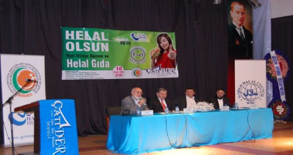 Sincanda ÇATI-DER ve GIMDES işbirliğiyle "Helal Gıda Paneli" gerçekleştirildi.