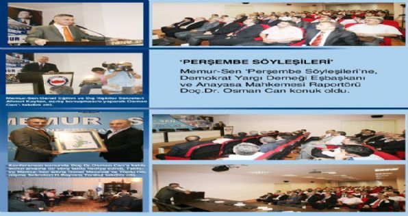 Perşembe Söyleşilerinde "ANAYASA" Konuşuldu.