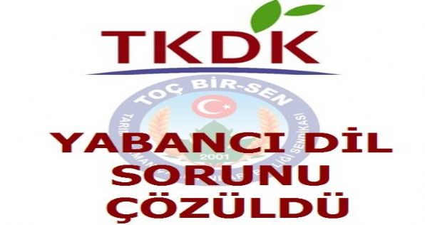 TKDKda "Dil Sorunu" Çözüldü