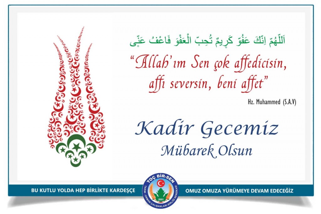 Kadir Gecemiz Mübarek Olsun