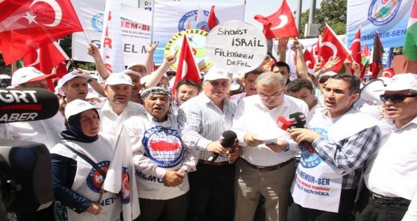 Memur-Senden Gazzeye Destek Eylemi