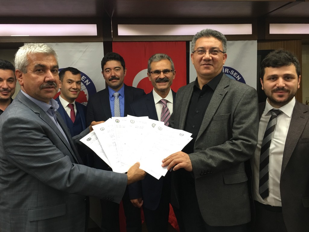 55 NO’LU ANKARA ŞUBE BAŞKANLIĞI İŞYERİ TEMSİLCİLERİ İLE BİR ARAYA GELDİ