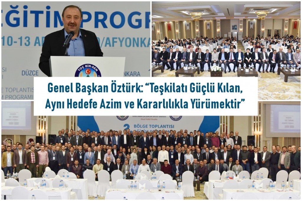 “Teşkilatı Güçlü Kılan, Aynı Hedefe Azim ve Kararlılıkla Yürümektir”
