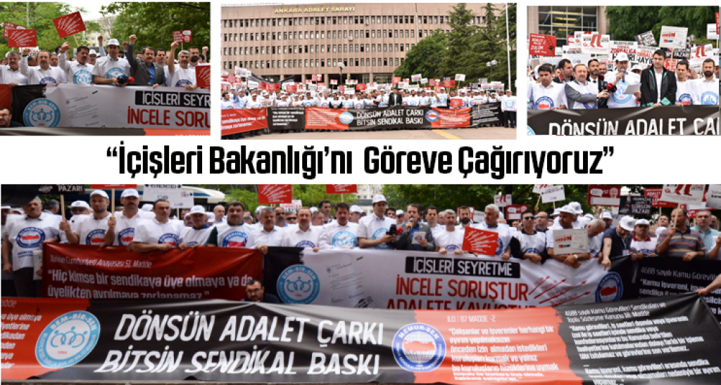“İçişleri Bakanlığı’nı Anayasal Hakları Ayaklar Altına Alanlara Karşı Göreve Çağırıyoruz”