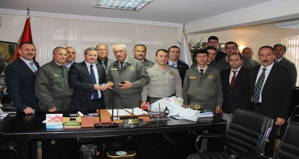 Orman Muhafaza Memurlarından Teşekkür Ziyareti