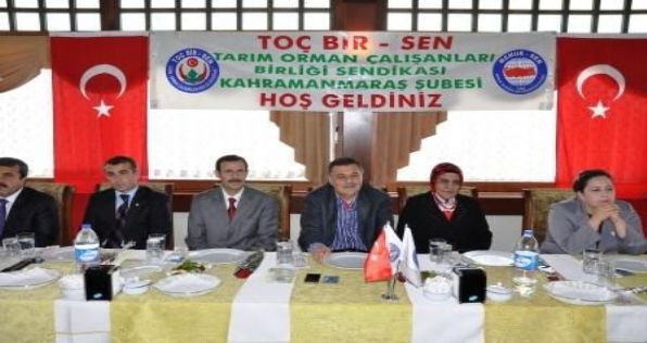 K.Maraş 2 Nolu Toç Bir-Sen Şubesi TBMM Başkan Vekilini Ağırladı.