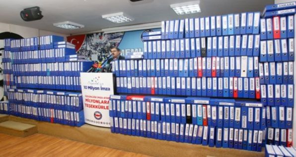 12 Milyon 300 Bin İmza Karşılığını Buldu