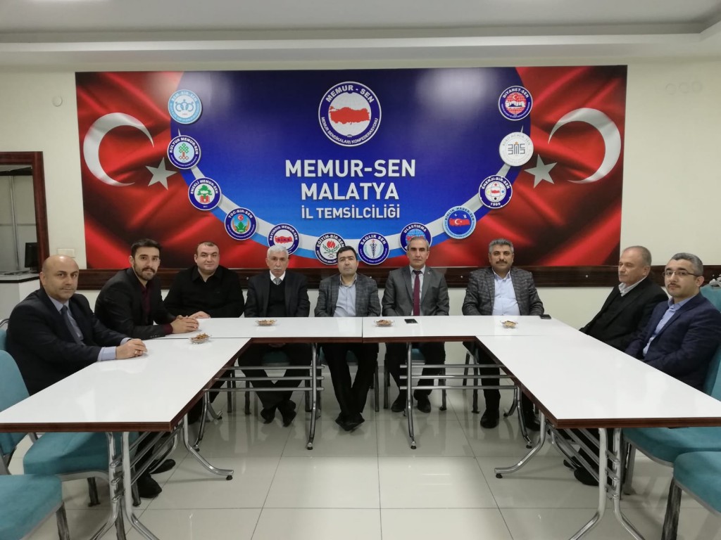 Malatya Şube’den Memur Sen İl Temsilciliğine Ziyaret