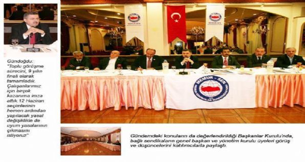 MEMUR-SEN BAŞKANLAR KURULU TOPLANDI