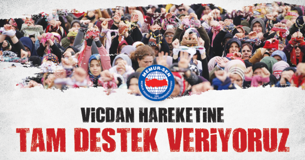 “Vicdan Hareketi'ne Tam Destek Veriyoruz”