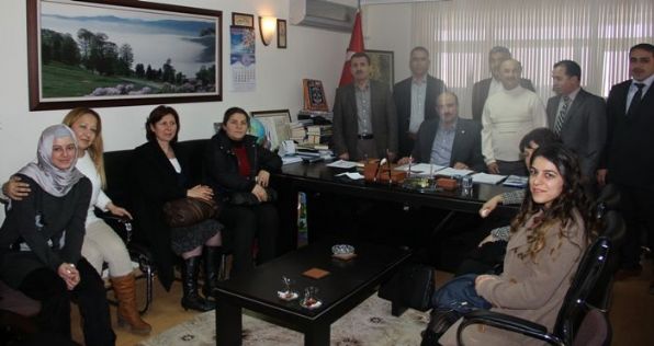 1 Nolu Şube Başkanlığı Kadın Kolları Teşkilatından Genel Merkeze Ziyaret