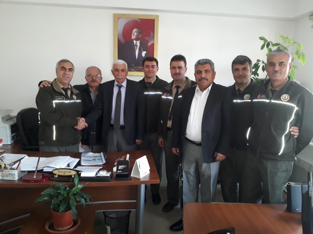 Orman Muhafaza Memurlarından Teşekkür Ziyareti
