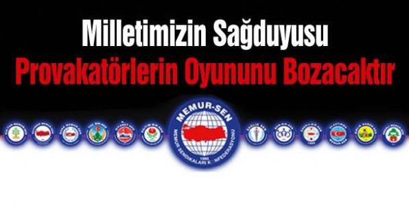 MEMUR-SENden Sağduyu Çağrısı