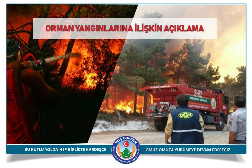 ORMAN YANGINLARINA İLİŞKİN AÇIKLAMA