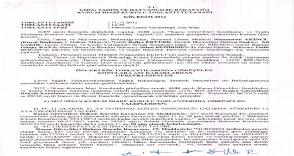 GTHB İle Kurum İdari Kurulu Yapıldı