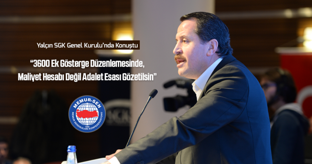 3600 Ek Gösterge Düzenlemesinde, Maliyet Hesabı Değil Adalet Esası Gözetilsin
