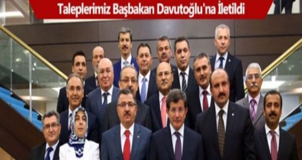 Başbakan Davutoğlu Memur-Sen Heyetiyle Görüştü