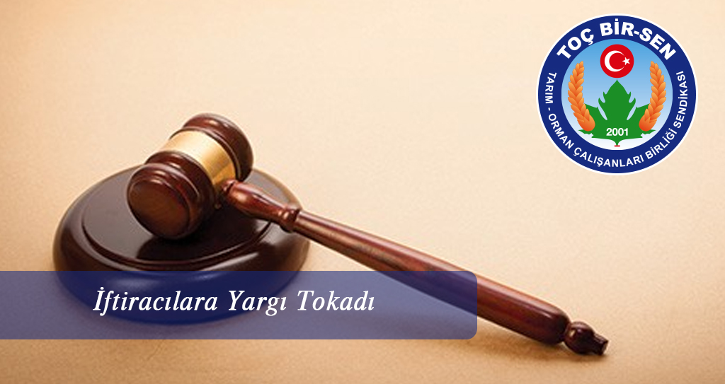 İftiracılara Yargı Tokadı