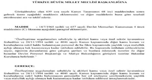 4/Cli Personele İş Garantisi Geldi