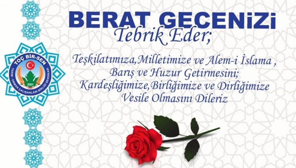 Berat Gecemiz Mübarek Olsun