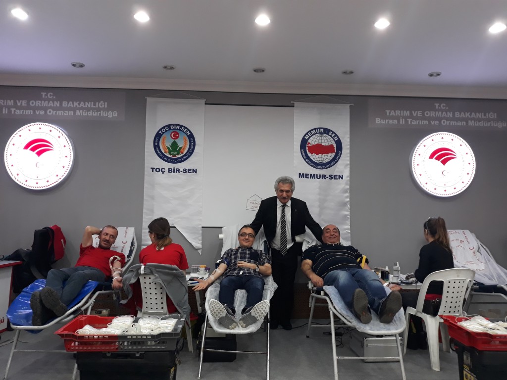 10 No’lu Bursa Şube’den Türk Kızılayı’na Destek
