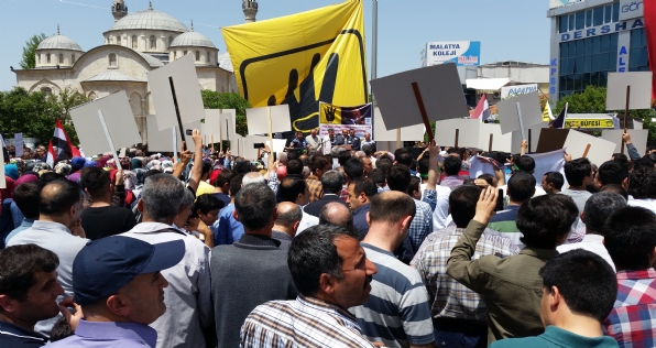 Malatya dan Muhammed Mursi ye Destek