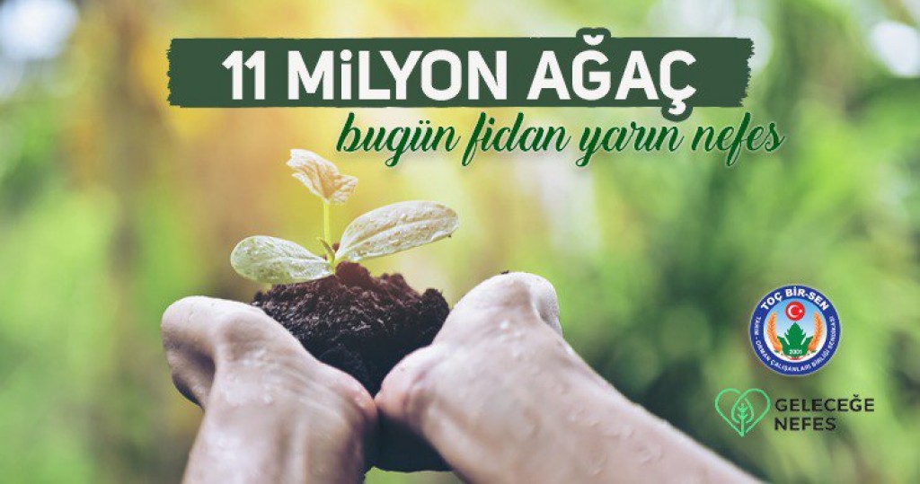 Toç Bir-Sen’den 43 Bin Üyesiyle Geleceğe Nefes Kampanyasına Tam Destek