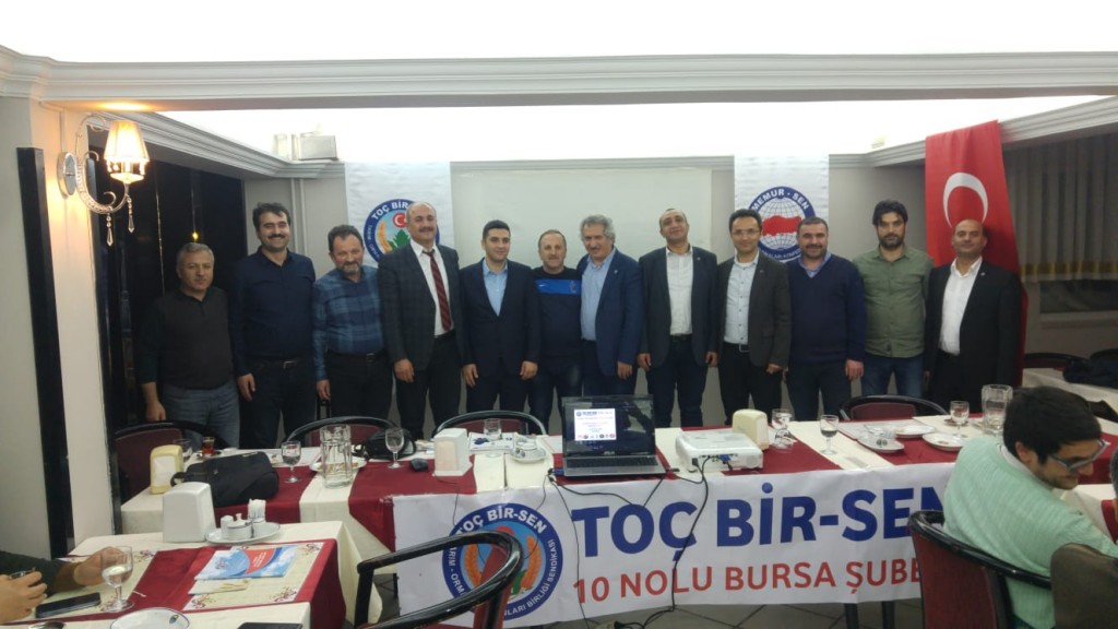 Toç Bir-Sen Bursa Teşkilatı Zirvede Buluştu