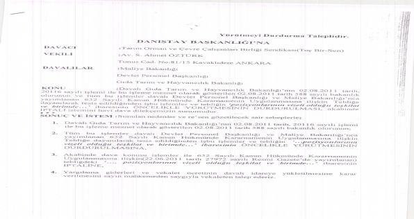 Köylerde Çalıştırılmalara Karşı Yürütmeyi Durdurma Davası Açıldı