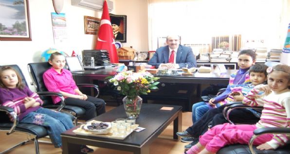 Bugün Ziyaretçilerimiz Çocuklardı.