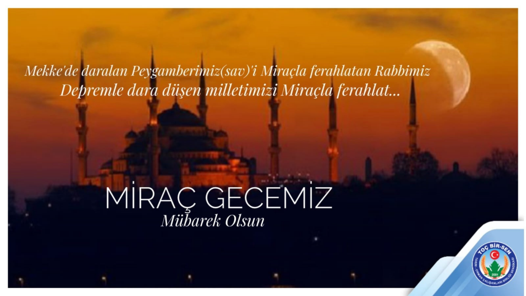 Mirac Gecemiz Mübarek Olsun