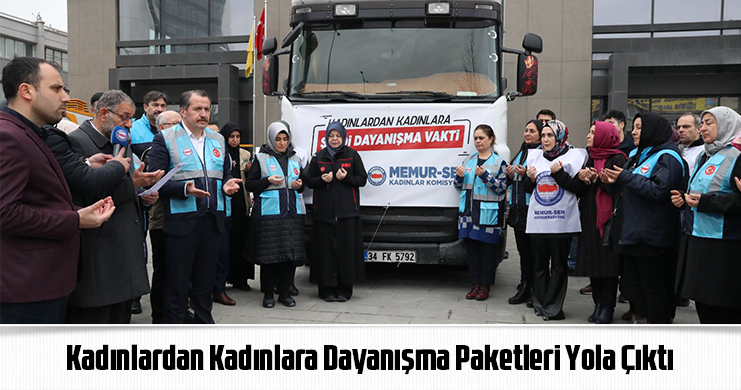 Kadınlardan Kadınlara Dayanışma Paketleri Yola Çıktı