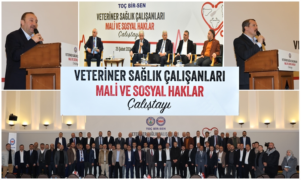 Toç Bir-Sen'den Veteriner Sağlık Çalışanları Mali ve Sosyal Haklar Çalıştayı 