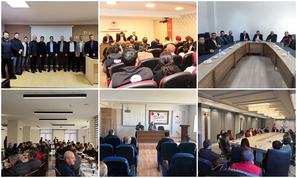 Trabzon, Gümüşhane, Bayburt, Erzurum, Erzincan ve Sivas'ta Teşkilat Çalışmaları